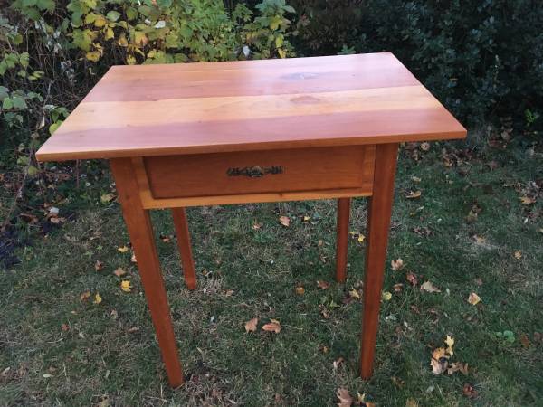 Brown Wood Accent Table 1