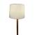 Midcentury modern solid wood working floor lamp w/shade 12 thumbnail