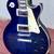2007 Epiphone Les Paul Standard Pro Transparent Blue Burst Solid Body 4 thumbnail