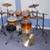 6pc Gretsch Birch Drum Set with Sabian Cymbals, Great Drums 1 thumbnail