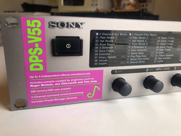 Vintage Sony DPS-V55 Multi-FX Rack Unit - musical