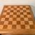 Modern custom handmade chess table stand in solid maple 3 thumbnail