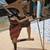 Indonesian Wood Painted Shadow Puppet Vintage! 1 thumbnail