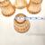Marigold Vintage Carnival Glass 4 Lamp Shades Ribbed Art Deco 8 thumbnail