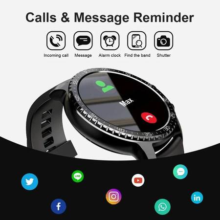 Reloj inteligente Tinwoo T20W para teléfonos Android/iOS, Bluetooth, salud - $10 (Reading/Wilmington)63439068242561120