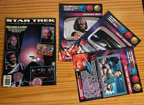 Star Trek Generations Official Movie Magazine with Inserts ~ 1994 1