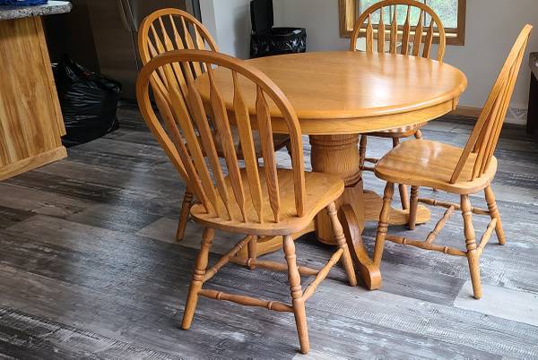 Solid Oak Dining Set 1