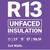 R-13 Unfaced Fiberglass Insulation Batt 15 in. x 93 in. (1 Bag) 2 thumbnail