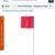 200 Marking Flags 2 1/2” x 3 1/2” flag x 21” Metal Stiff Wire Stake NEW  S 1 thumbnail