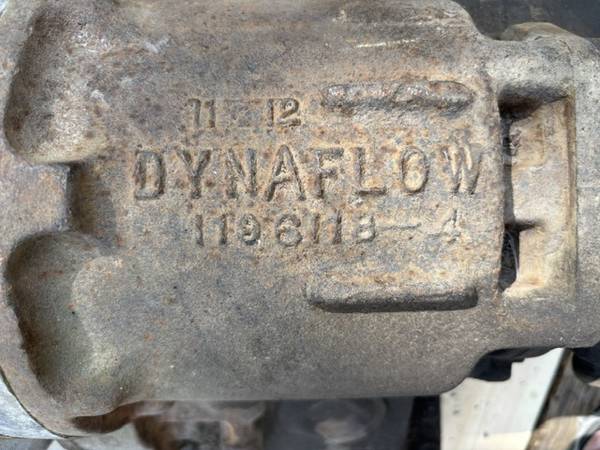 Buick Dynaflow transmission 1196118  4 - Stamped J085 1