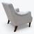 Madison Park Gray Button Tufted Accent Armchair 10 thumbnail