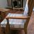 TABLE- Unique Solid Oak Dining/Game table with 4 chairs 4 thumbnail