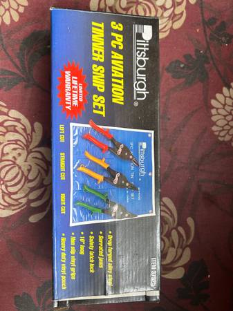 Tinner snip left right straight cut 3- pack NEW call/text to purchase 1