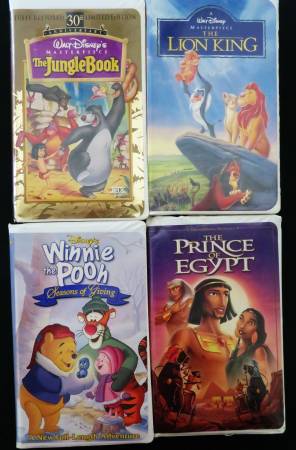 Bundle 4 Disney and DreamWorks Videos all for $10 1