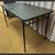 48” Black Folding Table with adjustable height legs. 4’ Bifold table 3 thumbnail