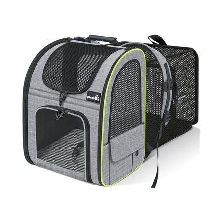Almost New Pecute Expandable Pet Carrier Backpack for Cat Dog Travel 1
