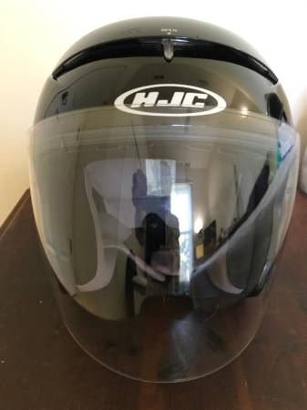 HJC FS-3 Motorcycle DOT/Snell approved Helmet with Shield & Visor Open 1