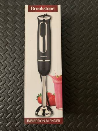 Brookstone immersion blender 500w stainless steel 1