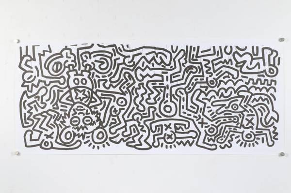 Keith Haring - Pop Figuration - Deitch Projects, NY, Exhibition Poster 1