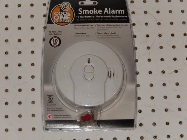 New Code One 10 year smoke alarm 1