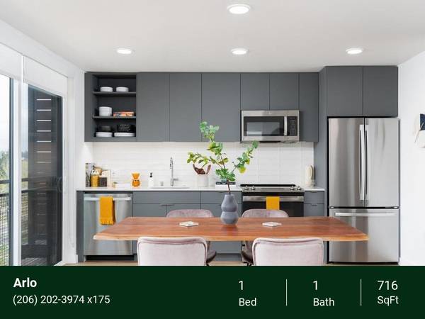 $2,655 / 1br - 716ft2 - High Speed Internet Access, Convenient Ground-Floor Retail (Columbia City)63852483974147120