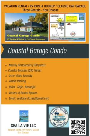 $1,500 / 1br - RV Hook-up & Luxury Garage Condo!64152179093635121