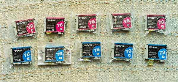 10 Genuine Epson Ink for RX-580, RX-620, etc. 1