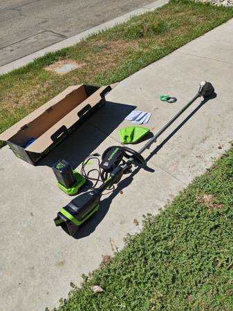 WeedWacker/Stringtrimer 80v Greenworks 160 Firm No Less 1