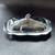 Vintage 70s Metal 3 piece butter dish w/ cover and glass insert 9 thumbnail