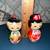 Pair of Vintage Wood Kokeshi Dolls Hand Painted Made in Japan  3 in 1 thumbnail