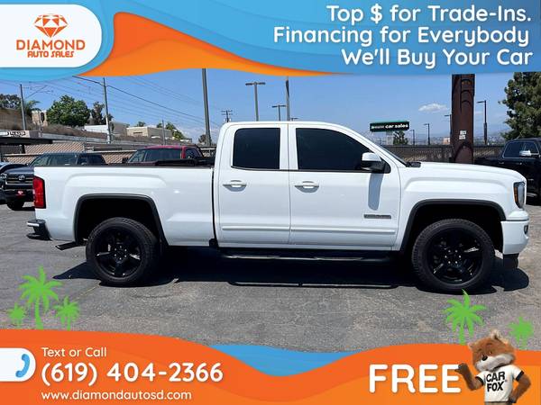 $570/mo - 2018 GMC Sierra 1500 SLE 4x2Double 4 x 2 Double 4-x-2-Double - $26,499 (Diamond Auto Sales)63470061214849123