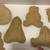 10 Vintage Brown Bag Cookie Art Molds Cutters  Clown Bear Angel Tree 2 thumbnail