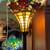 REDUCED! STAINED GLASS TORCHIERE FLOOR LAMP 2 thumbnail