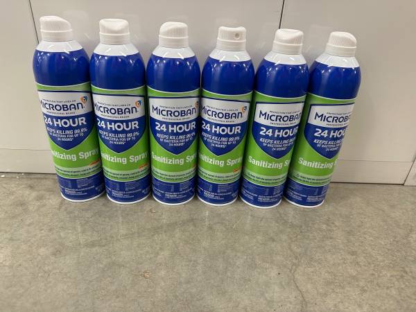 Microban Sanitizing Spray 1