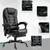 Vinsetto Vibrating Massage Office Chair Executive Recliner w Footrest 5 thumbnail
