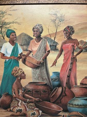 Vintage African Tribal Artwork - collectibles - by owner - sale