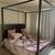 Free solid wood king size four poster bed frame 2 thumbnail