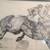 "Steeplechase" Original Graphite Drawing Framed Wall Art Picture 7 thumbnail