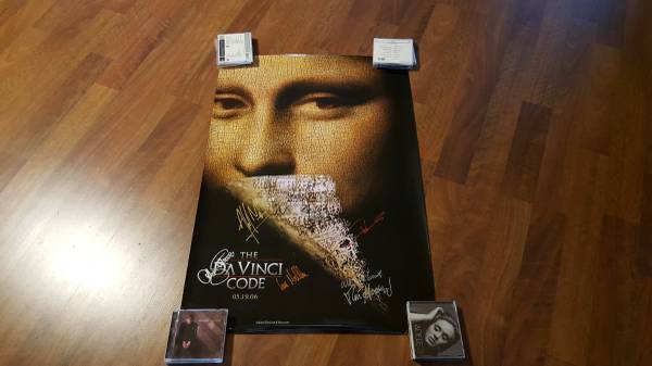 Tom Hanks and cast Signed Autographed Da Vinci Code Photo Movie Poster 1
