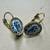 Funky, small, enameled like skull earrings. 3 thumbnail