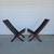 Contemporary Modern Wood Outdoor Folding Chairs 4 thumbnail