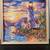 Framed Lighthouse Sunset Artwork – Hand-Painted – 16 x 16 1 thumbnail