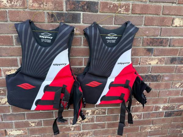 Two Slippery Life Jackets Vests in excellent condition Large X Large 1
