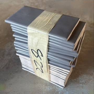 3" x 6" Grey Subway Tile 1