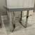 Gray and chrome side table 1 thumbnail
