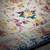 Floral Area Rug, 5' x 7' in Navy/Ivory/Pink colors 8 thumbnail