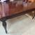 Large Real Mahogany Long Dining Table 8 thumbnail