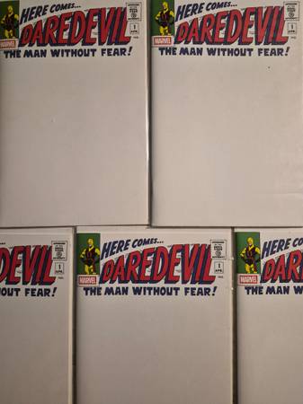 Daredevil 1 facsimile blank nm 5 comics 1