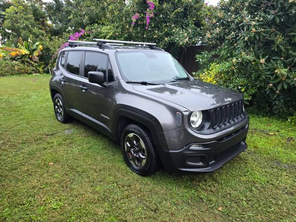 2017 GREY JEEP RENEGADE 1