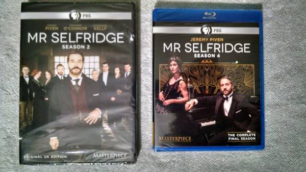 Mr. Selfridge DVD+Blu-ray New-Sealed  Seasons 2+4 ($ Ea.) 1